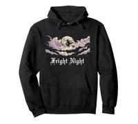 Halloween Flying Witch Fright Night Pullover Hoodie