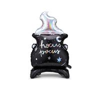 Halloween Foil Balloon Cauldron 64 x 109 cm Decoration, Halloween Foil Balloon Helium or Air, Cauldron Party Decorations, Halloween Party Supplies