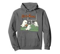 Halloween Football Season Ghosts Spooky Tis the Season Pullover Hoodie