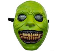 Halloween for exorcist for White Devil Horror for Haunted House Cosplay | Realistic Spray-Painted Face Prop with Adjustable Elastic Band, Lightweight Plastic Costume Accessory for Parties
