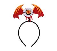 Halloween for Kids Halloween Beads for Jewellery Headband Cute Bat Head Band Orange Hairball Hairbands Costume Hair Accessories Party Cosplay (Orange, 17x23x2cm)