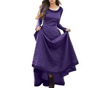 Halloween for Plus Size Women Dress Sleeve Sweetheart Panel Court Long Gothic Medieval Dresses