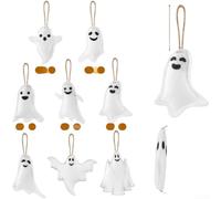 Halloween For Spirit Pendant Decorations Pack with 24 Lightweight Non Woven Fabric Pieces for DIY Crafting and Holiday Party Settings