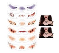 Halloween Freckles Stickers for the Face Pack of 6 Waterproof