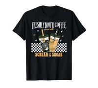 Halloween Freshly Boo'd Coffee Served with Scream & Sugar T-Shirt