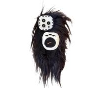 Halloween Fried Hairy Plush Case for iPhone 15 Pro, Creative Warm Fluffy Furry Protective Case for Women Men, Christmas Funny Monster Shell Shockproof Cover Compatible with iPhone 15 Pro