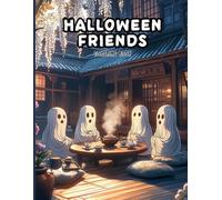 Halloween Friends Coloring Book for Adults: Whimsical Ghosts, Playful Skeletons & Jack-o’ Lantern Friends for Mindful Relaxation, Creative Fun & Stress Relief