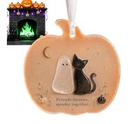 Halloween Friendship Ornament - 2D Decor, Spooky Acrylic Keepsake for Wreat