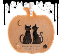 Halloween Friendship Ornament - 2D Decor, Spooky Acrylic Keepsake for Wreat