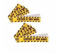 Halloween Fright Tape 10m Green Zombie Danger Halloween Fright(1)