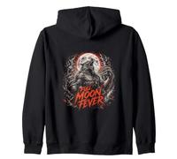 Halloween Full Moon Fever Werewolf Howl Zip Hoodie