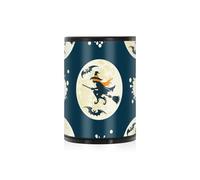 Halloween Full Moon Witch Ashtrays For Cigarettes Outdoor with Lid Smell Proof Stainless Steel Portable Smokeless Outdoor Cigarette Butt Receptacle Small Ash Tray for Car Cup Holder Home Office