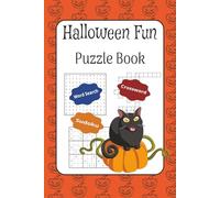 Halloween Fun Puzzle Book: Word search, Crossword, and Sudoku Puzzles with Easy to Read Print about Halloween | 6x9 inches, 120 pages, 60 puzzles ... Gift for Vacations, Holidays and Free Times