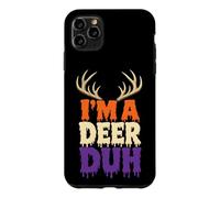 Halloween Funny Antler Costume I'm A Deer Duh Case for iPhone 11 Pro Max