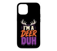 Halloween Funny Antler Costume I'm A Deer Duh Case for iPhone 12/12 Pro
