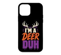 Halloween Funny Antler Costume I'm A Deer Duh Case for iPhone 12 mini
