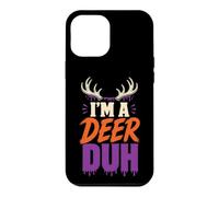 Halloween Funny Antler Costume I'm A Deer Duh Case for iPhone 12 Pro Max