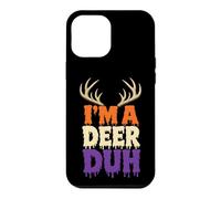 Halloween Funny Antler Costume I'm A Deer Duh Case for iPhone 12 Pro Max