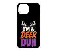 Halloween Funny Antler Costume I'm A Deer Duh Case for iPhone 15