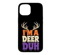 Halloween Funny Antler Costume I'm A Deer Duh Case for iPhone 15