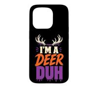 Halloween Funny Antler Costume I'm A Deer Duh Case for iPhone 15 Pro