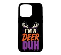 Halloween Funny Antler Costume I'm A Deer Duh Case for iPhone 15 Pro Max