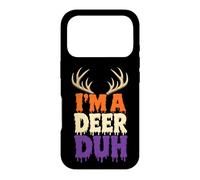 Halloween Funny Antler Costume I'm A Deer Duh Case for iPhone 17 Pro