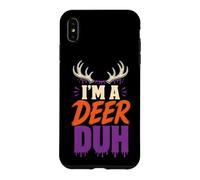Halloween Funny Antler Costume I'm A Deer Duh Case for iPhone XS Max