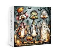 Halloween Funny Duck Puzzles for Adults 1000 Pieces Jigsaw Horror Puzzle