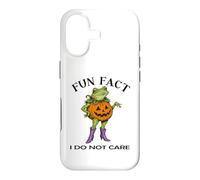 Halloween Funny Fun Fact I Do Not Care Silly Toad Frog Case for iPhone 17