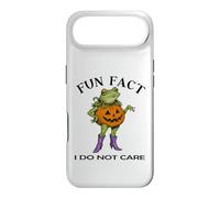 Halloween Funny Fun Fact I Do Not Care Silly Toad Frog Case for iPhone Air