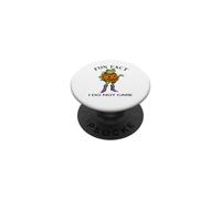 Halloween Funny Fun Fact I Do Not Care Silly Toad Frog PopSockets Adhesive PopGrip