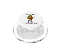 Halloween Funny Fun Fact I Do Not Care Silly Toad Frog PopSockets PopGrip for MagSafe