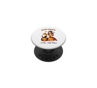 Halloween Funny Fun Fact I Do Not Cute Pin Up Woman & Cat PopSockets Adhesive PopGrip
