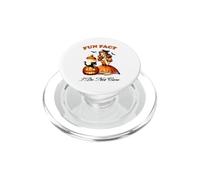 Halloween Funny Fun Fact I Do Not Cute Pin Up Woman & Cat PopSockets PopGrip for MagSafe