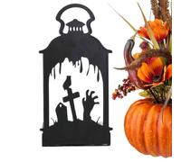 Halloween Funny Shadow Stand Iron Vintage Spooky Decorative Reusable