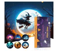 Halloween Galaxy Projector Pro Disc,Upgrade Halloween Version Projector Disc,4K Replaceable 6 HD Galaxy Discs,for Yard Patio Window Garden Wall Party Decor, Indoor & Outdoor