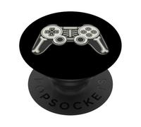 Halloween Gamer Funny Video Remote Skeleton Gamepad PopSockets Adhesive PopGrip
