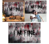 Halloween Garden Decorations 【 Inspiration 】 Halloween Bloody Background Cloth Ignite Your Creativity Create A Unique Decorative Effect7 Skeletons (B, 180x120cm)