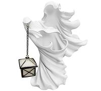 Halloween Garden Sculptures Statues Sculpture Halloween Resin Decoration Sculpture Faceless Home A Ornament (White, One Size)