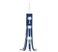 Halloween Garden South Carolina Flag Windsock Halloween Hanging Windsock for Patio Yard Pathway Party Decor