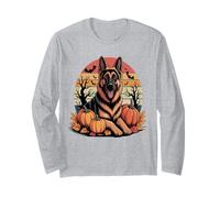Halloween German Shepherd Dog for Men Women Kids 2025 Long Sleeve T-Shirt