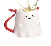 Halloween Gh-ost Coffee Mug, Ceramic Drinking Cup, Large Capacity, Ergonomic Handle Design, Hot and Cold Beverage Safe, 5.91 Inches, for Kitchen