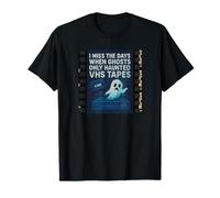 Halloween Ghost 1980s Aesthetic VHS Haunted Vintage T-Shirt
