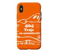 Halloween Ghost 404 Not Found - Spanish: Traje no encontrado Case for iPhone X/XS