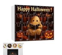 Halloween Ghost Advent | Halloween Ghost Reading Book Advent Decor | Spooky Pendants for Collectors Study Room Shelves Party Classroom Car Desk Kids Teens Adults Living Room Teachers