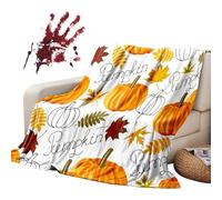 Halloween Ghost Blanket | Cute Ghost Bat Halloween Blanket Plush | Warm Throws Flannel Blankets Decorations for Home Travel Picnic Camping