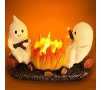 Halloween Ghost Bonfire Night Light, 3D Electric Antique Flame Decoration, Halloween Interior Decoration(Ghost Bonfire)