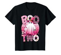 Halloween Ghost Boo I'm Two Year 2nd Birthday Second Girl T-Shirt