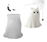 Halloween Ghost Candle Mold | Halloween Candle Stencil | Cute Scary DIY Supplies for Creating Haunted House and Aromatea Cake Decorations
